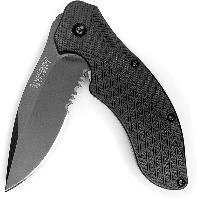 Kershaw Serrated Pocketknife 8Cr13MoV One Handed